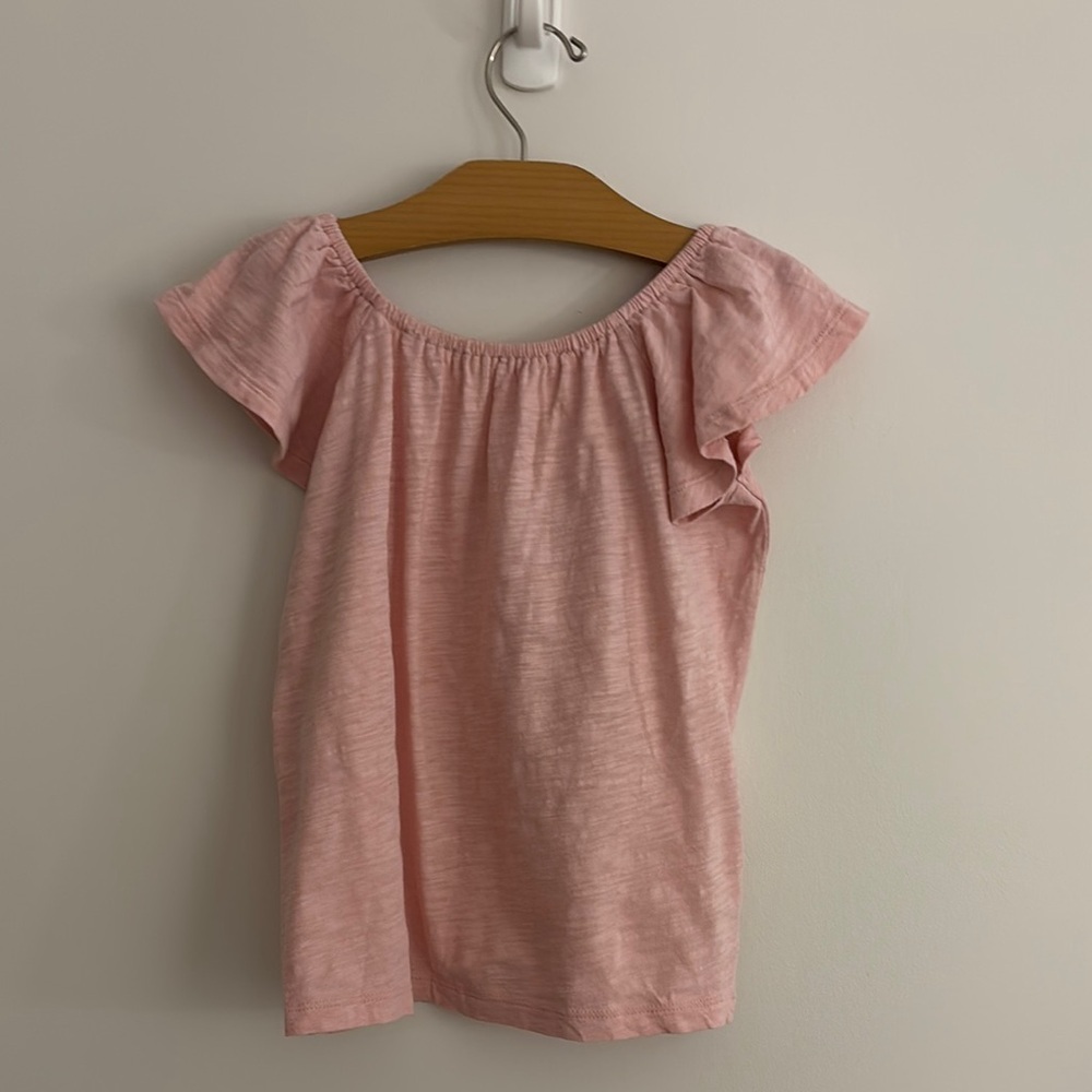Old Navy Pink Puff Sleeve Blouse